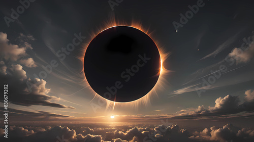 This total solar eclipse was one of the first to be observed and scientifically documented by Edmond Halley, who used trigonometry to calculate its trajectory.