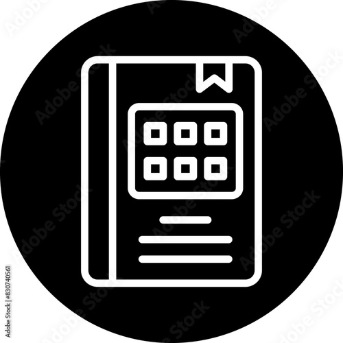 Appointment Book Icon Style