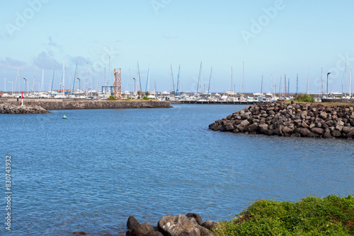 The marina in Saint-Pierre of the Reunion