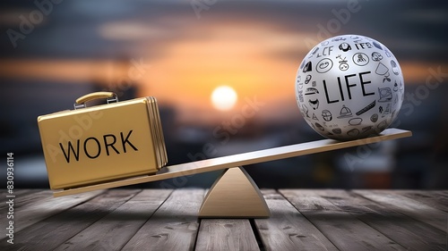 Work and life balance, burden of earning and work