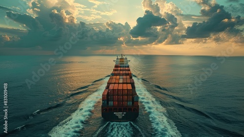 The container ship plays a vital role in the import and export of goods and services