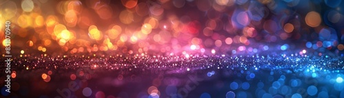 Image of a shimmering rainbow-hued light backdrop - AI-generated illustration