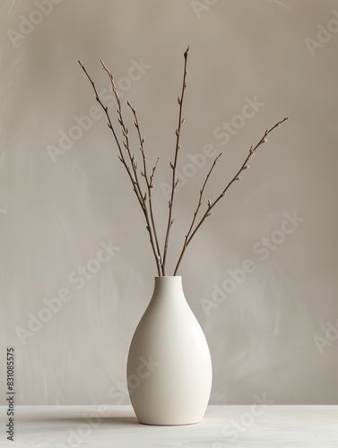 home decor. willow in a vase