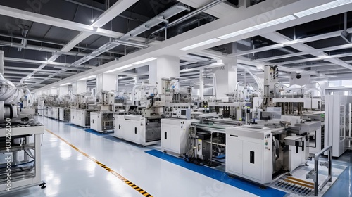 A state of the art manufacturing facility with clean