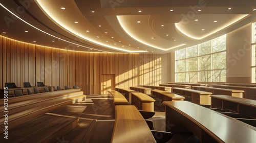 Business Law Seminar, Academic, Classroom Photography, Educational, University Lecture Hall ,3d futuristic