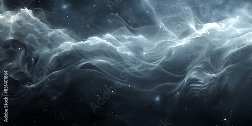 The Cosmic Veil: Softly Lit Interstellar Gas and Dust by Distant Stars. Concept Astronomy, Space Photography, Interstellar Medium, Distant Stars, Cosmic Veil