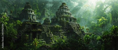Deep within the heart of a dense jungle, a team of explorers uncovers the ruins of an ancient civilization, their discovery hinting at untold mysteries waiting to be unraveled.