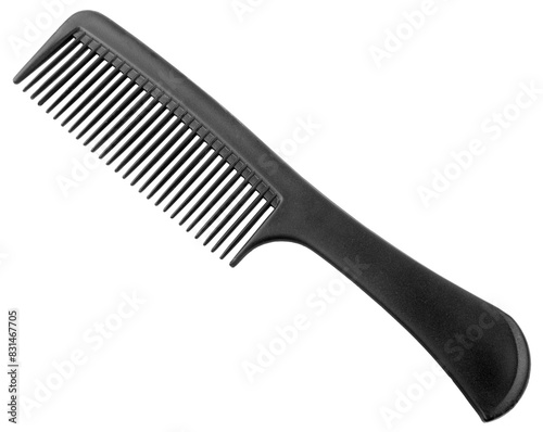 flat plastic hairdresser's comb