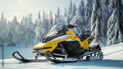 Electric snowmobiles for emission-free recreation in winter climates.