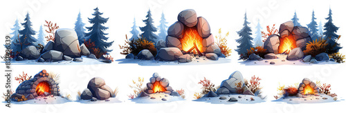 Fire Places, Campfire Isolation