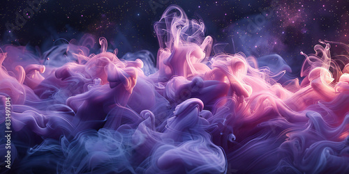 Creative Liquid Purple Smoke