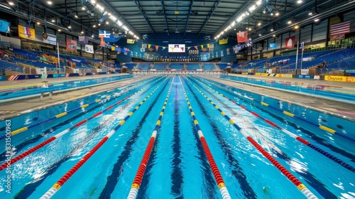 Elite indoor swimming pool for professional sports excellence and victory pursuit