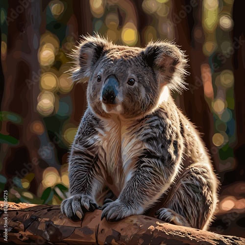 Retrato de un Koala