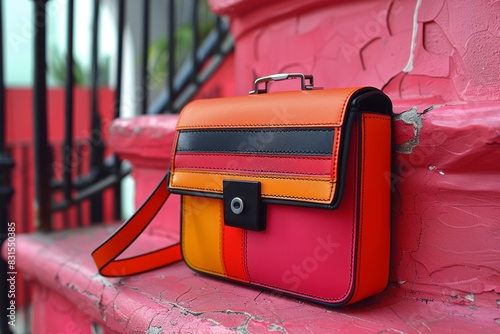 modern fashion accessories, this modern crossbody bag features bold colors and stylish design for a chic everyday ensemble