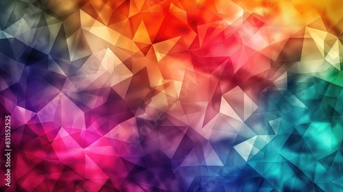 Colorful geometric polygonal background