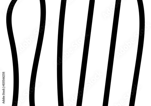 Patrón de líneas negras hechas al azar