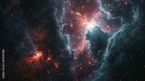 Space Wallpaper: Galaxy and Planets Banner Background