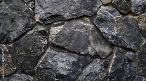 Background Stone,Polished basalt background with ample space for text or product placement.