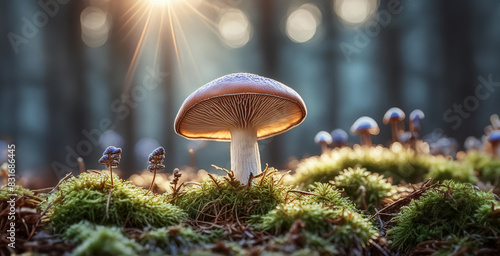 Sunlit Mushroom