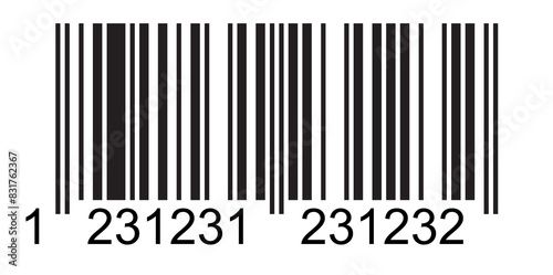 Illustration of barcode EAN 13 GTIN