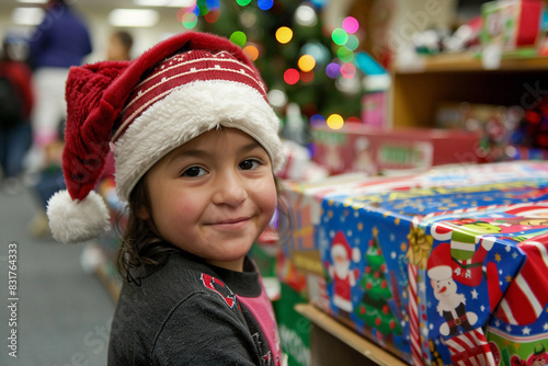 Community members hosted a holiday gift drive for families in need.