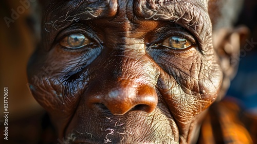 Wise Elder from Kenya A Study of Age and Insight