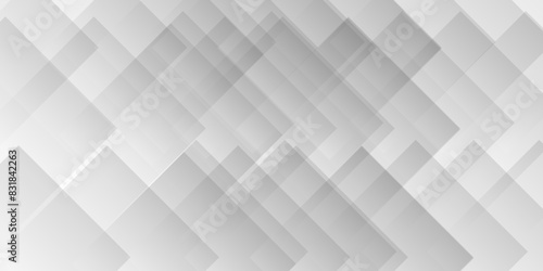  Abstract seamless modern white and gray color technology concept geometric line. vector background lines geomatics retro pattern of triangle shapes. White triangular backdrop.