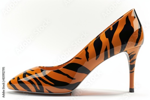 stiletto heels tiger print