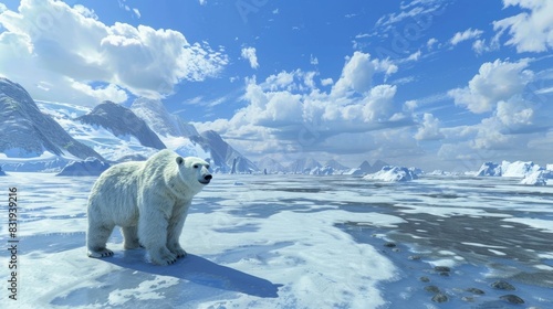 A trek through a virtual Arctic tundra brings sightings of polar bears and breathtaking views of glaciers and icebergs. You can feel the chill of the frozen landscape and hear the howling