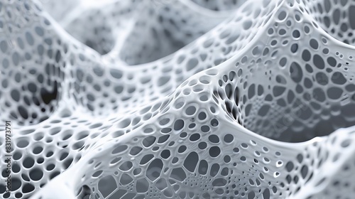 Nanosculpture graphic background