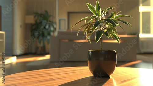 A potted plant sitting on a window sill. Suitable for home decor or gardening themes.