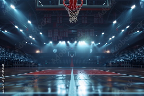 Basketball Arena: Sports Venue for Players and Fans