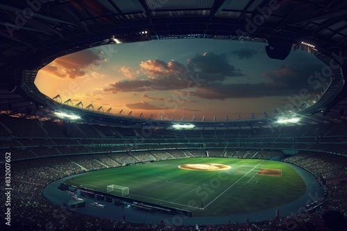 Modern and Spacious Stadium Venue for Sports Events