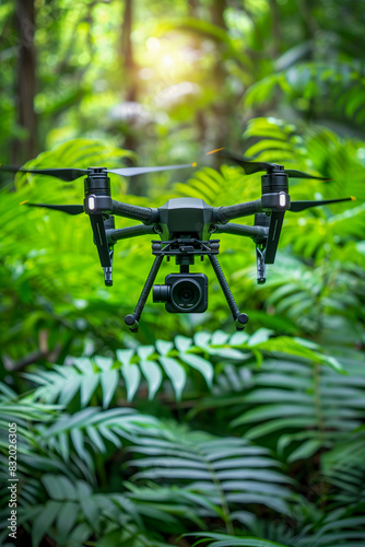 Surveying climate change in forests using drones