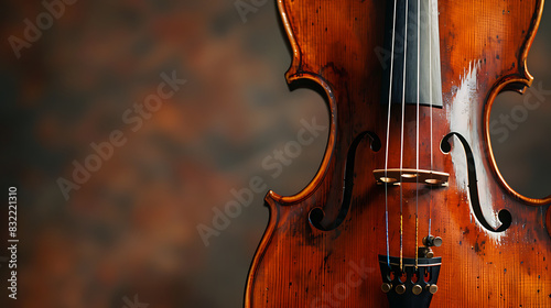 Stringe musical instruments The sweetness of the sound from vibration and friction