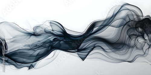 Flowing Forms in Muted Colors: A Minimalist Abstract Background Sparks Viewer's Imagination. Concept Abstract Art, Minimalism, Muted Colors