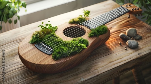 A musical instrument made entirely from renewable energy sources