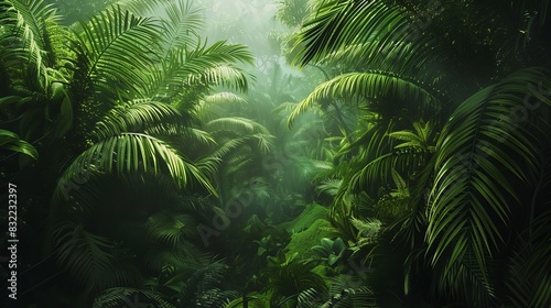 Deep Tropical Jungles of Southeast Asia in August - Lush Greenery and Dense Foliage