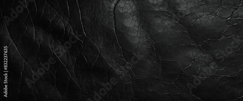 Black leather texture in a detailed background, illuminated to highlight the texture