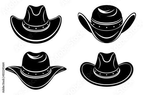 Cowboy hats vector design