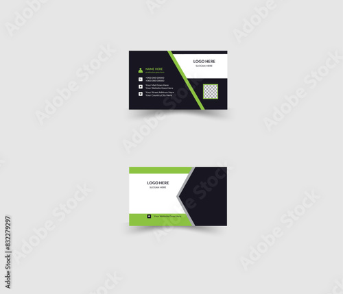 modern creative business card and name card,horizontal simple clean template vector design, layout in rectangle size,easily editable teo sides back and front design.