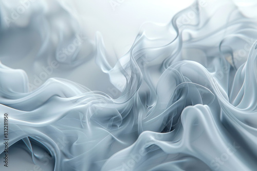 A white smokey background with a blue and white swirl