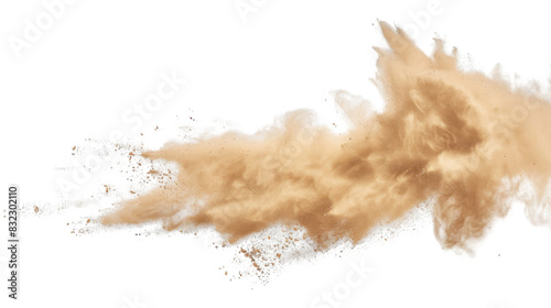 Sand dust cloud , sandstorm , splash