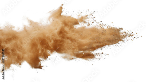 Sand dust cloud , sandstorm , splash