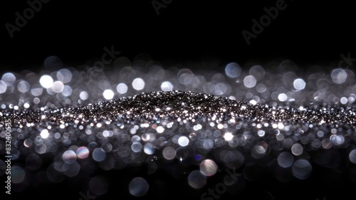 Monochrome Glitter Background