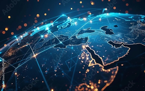 A global web of finance and data connecting economies worldwide