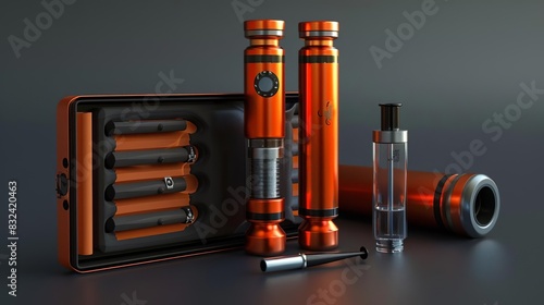 3D model of Convertible water pipes for travel and portability