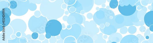 Abstract blue bubble background pattern with various sizes and shades. Perfect for design projects, web backgrounds, and creative compositions.