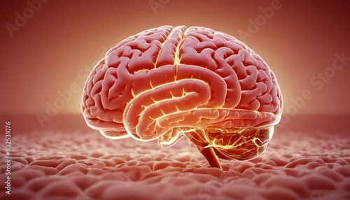 a human brain with the brain labeled with the brain labeled with the brain