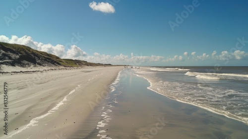 Beach on the Dutch island of Ameland